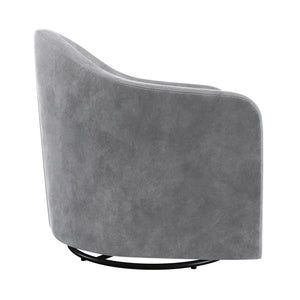 DHP Gentle Swivel Accent Chair - Light Gray