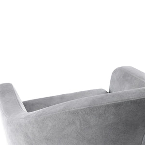 DHP Gentle Swivel Accent Chair - Light Gray