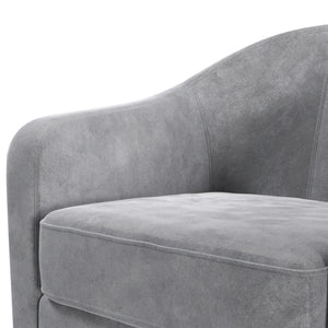 DHP Gentle Swivel Accent Chair - Light Gray