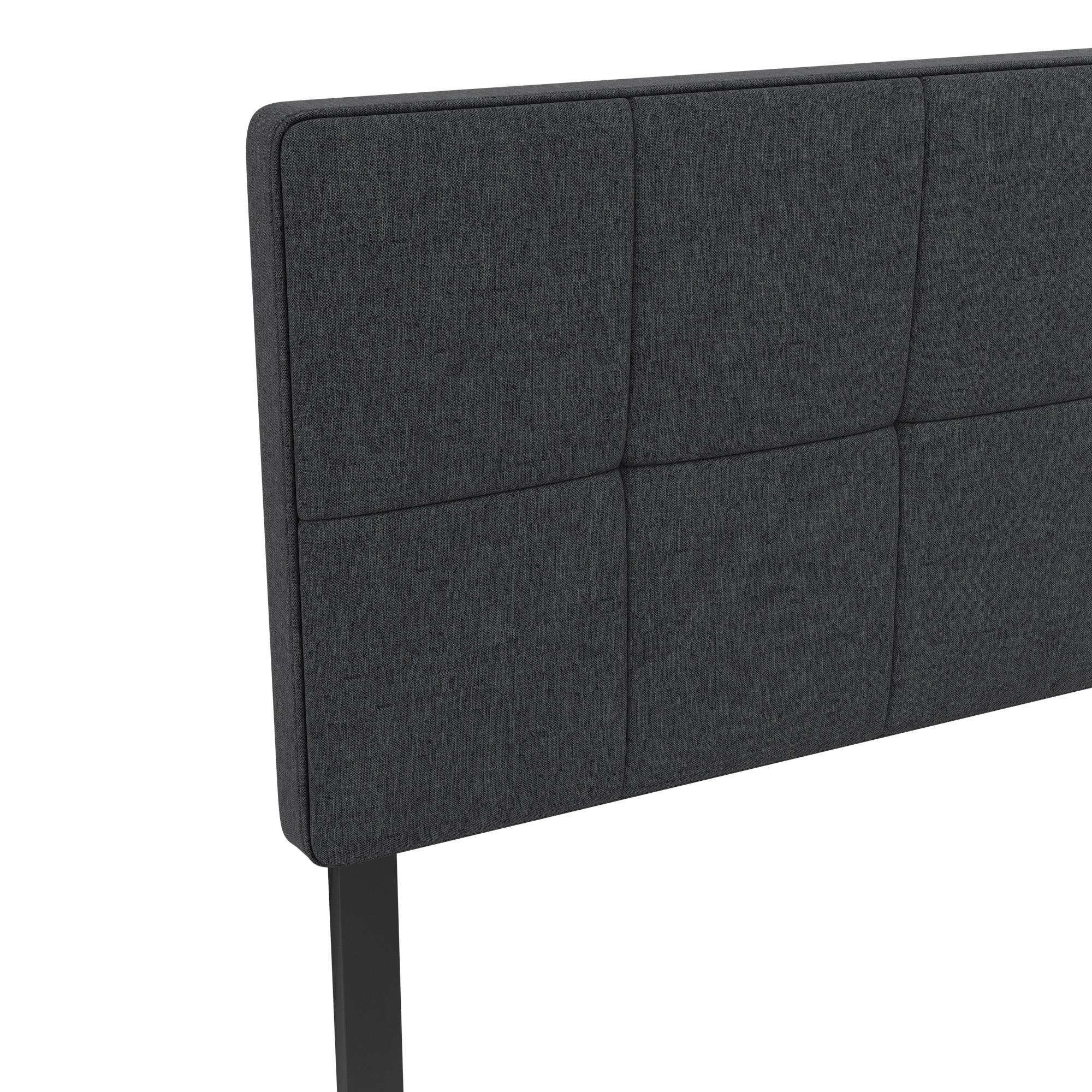 RealRooms Tyler Upholstered Headboard - Gray - Twin
