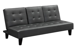 DHP Madison Futon with CupHolder - Black