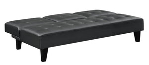 DHP Madison Futon with CupHolder - Black