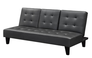 DHP Madison Futon with CupHolder - Black
