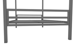 Novogratz Maxwell Metal Bunk Bed - Gray - Twin-Over-Twin