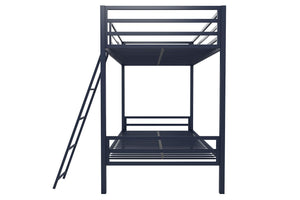 Novogratz Maxwell Metal Bunk Bed - Navy - Twin-Over-Twin