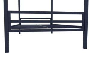 Novogratz Maxwell Metal Bunk Bed - Navy - Twin-Over-Twin