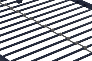 Novogratz Maxwell Metal Bunk Bed - Navy - Twin-Over-Twin