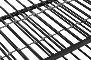 Novogratz Bright Pop Metal Daybed with Trundle - Black - Twin