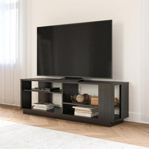 Ameriwood Home Knowle Contemporary TV Stand for TVs up to 60" - Black Oak