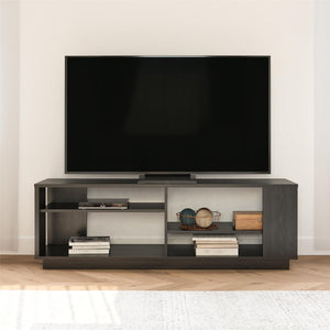 Ameriwood Home Knowle Contemporary TV Stand for TVs up to 60" - Black Oak