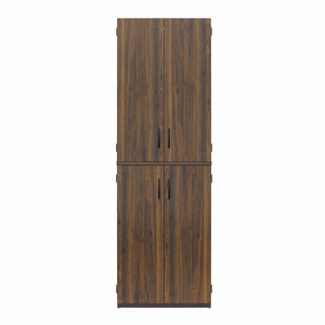 Ameriwood Home Mavis 72" 4 Door Storage Cabinet - Columbia Walnut