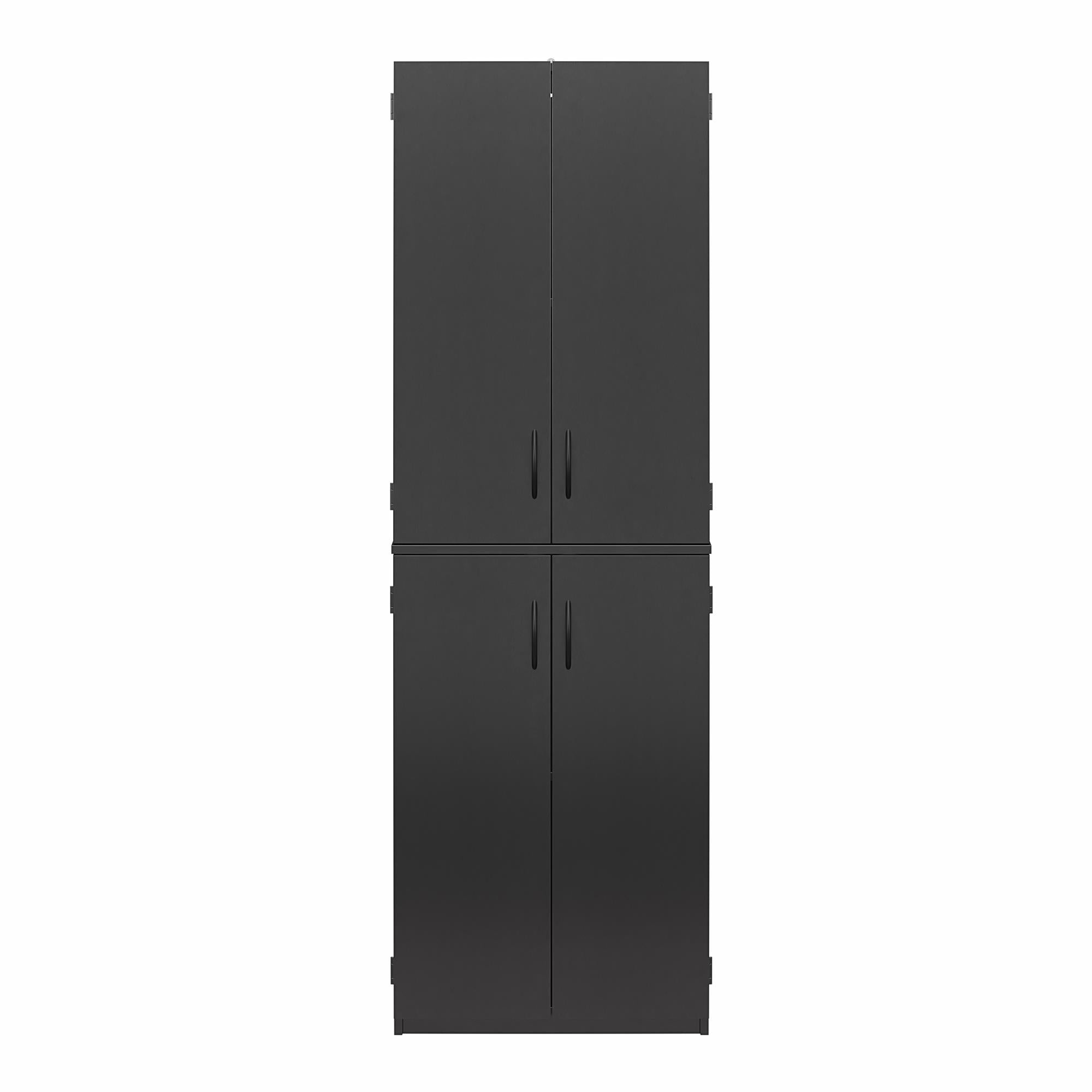 Ameriwood Home Mavis 72" 4 Door Storage Cabinet - Black