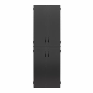 Ameriwood Home Mavis 72" 4 Door Storage Cabinet - Black