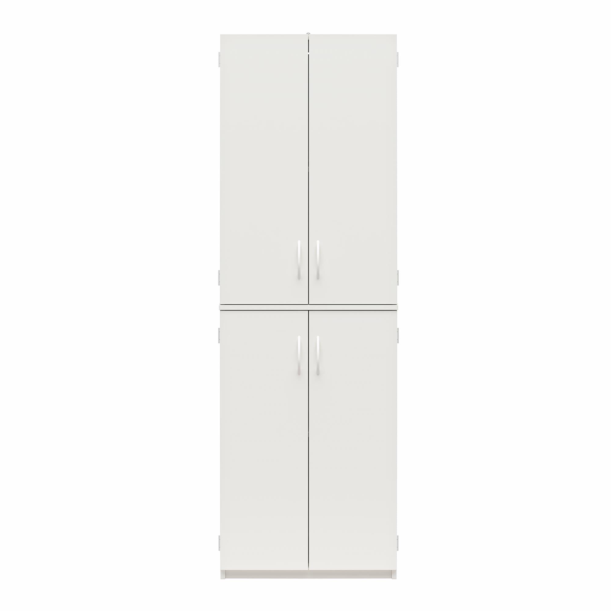 Ameriwood Home Mavis 72" 4 Door Storage Cabinet - White