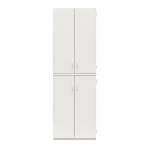 Ameriwood Home Mavis 72" 4 Door Storage Cabinet - White