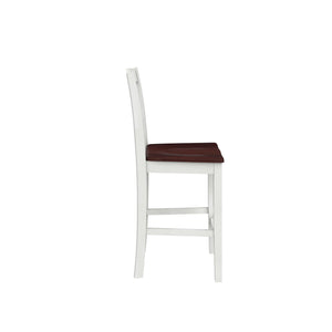 DHP Shiloh Counter Height Stools, Set of 2 - Rustic Brown - Set of 2