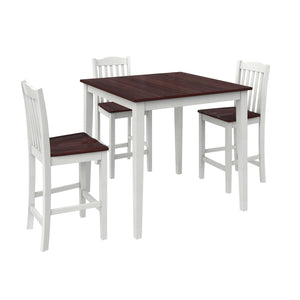 DHP Shiloh Counter Height Stools, Set of 2 - Rustic Brown - Set of 2