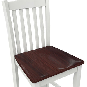 DHP Shiloh Counter Height Stools, Set of 2 - Rustic Brown - Set of 2