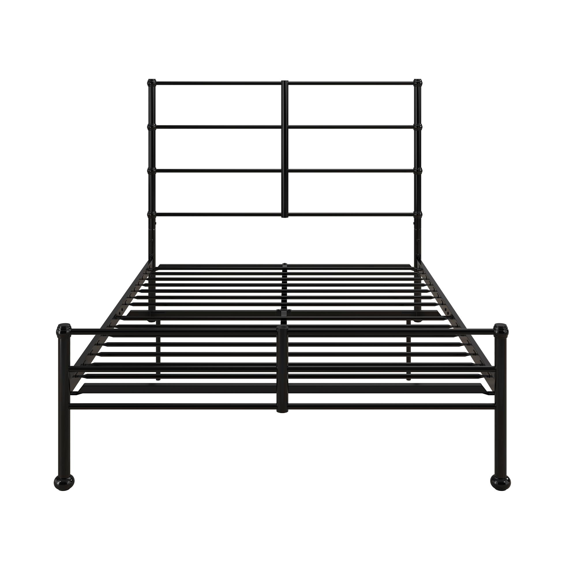 Mr. Kate MacKenzie Adaptable Metal Platform Bed - Black - Full