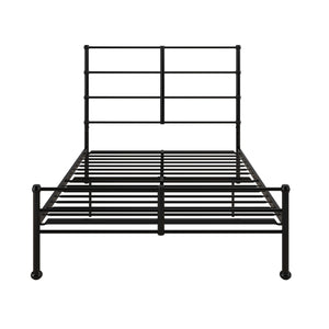 Mr. Kate MacKenzie Adaptable Metal Platform Bed - Black - Full