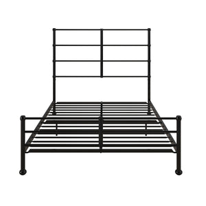 Mr. Kate MacKenzie Adaptable Metal Platform Bed - Black - Full