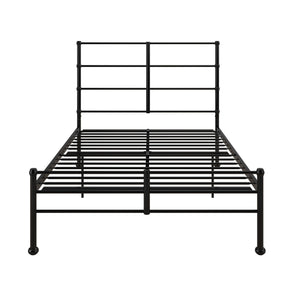 Mr. Kate MacKenzie Adaptable Metal Platform Bed - Black - Full
