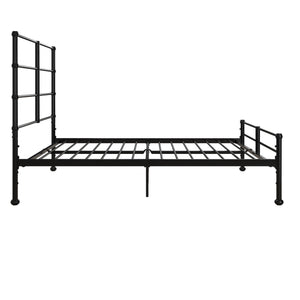 Mr. Kate MacKenzie Adaptable Metal Platform Bed - Black - Full