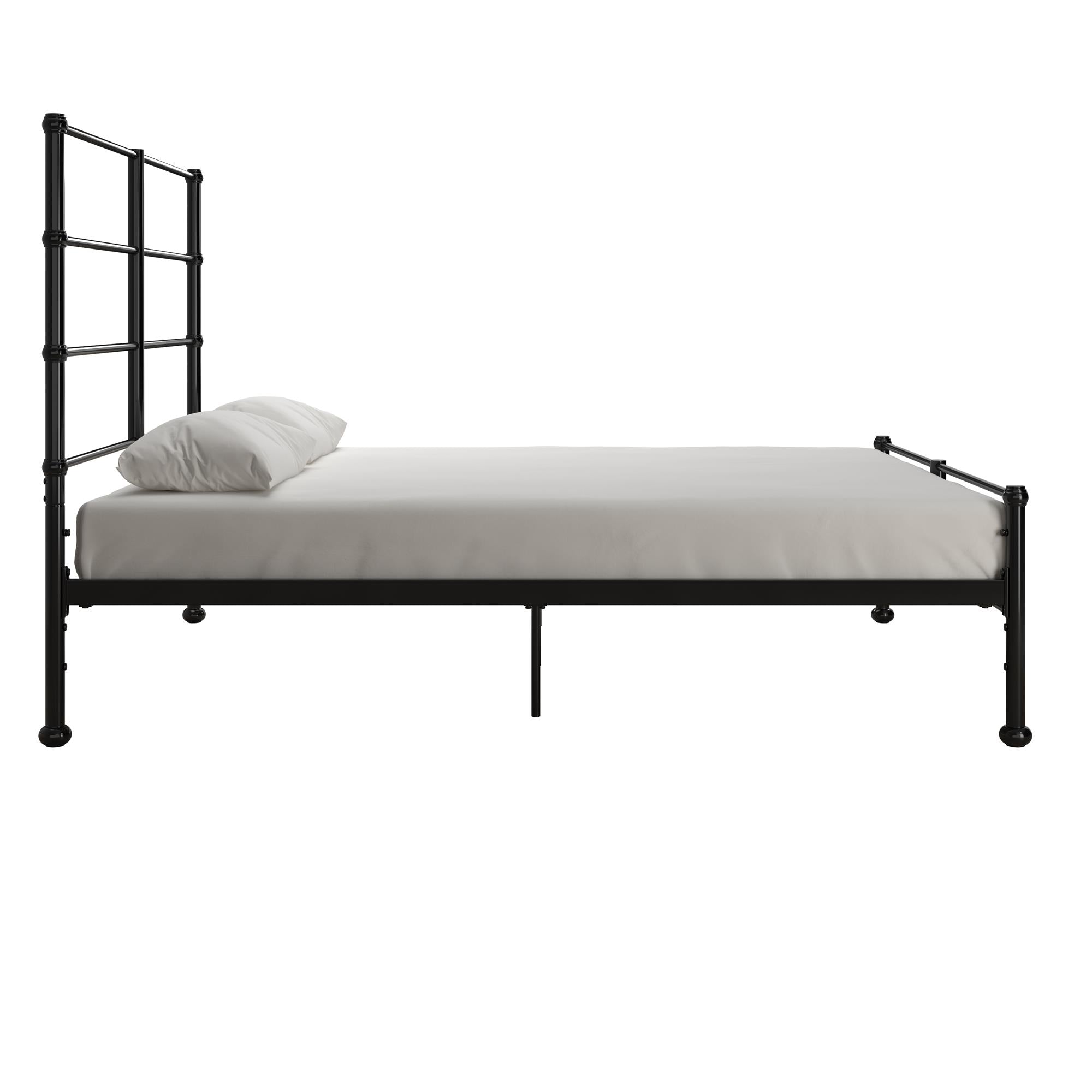 Mr. Kate MacKenzie Adaptable Metal Platform Bed - Black - Full