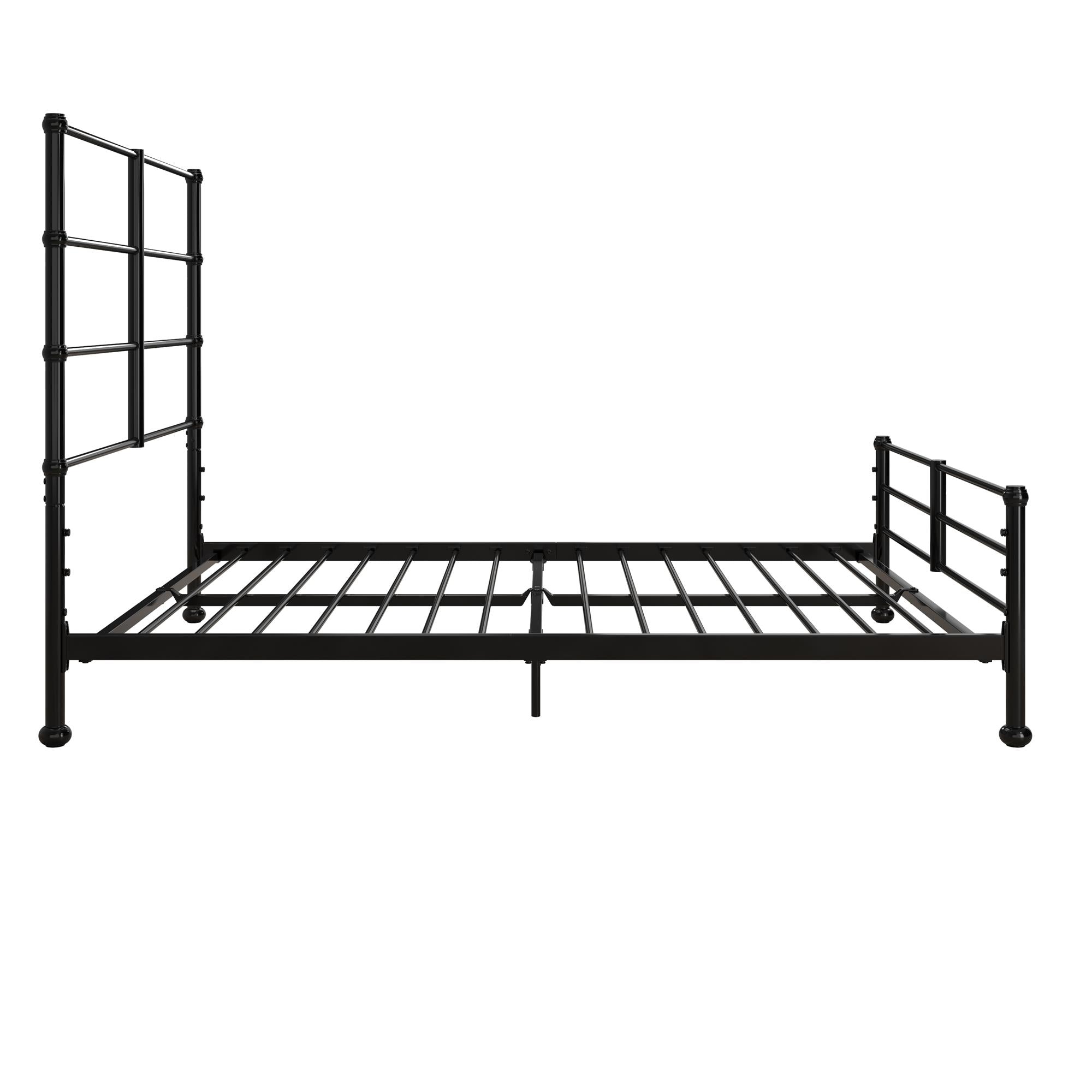 Mr. Kate MacKenzie Adaptable Metal Platform Bed - Black - Full