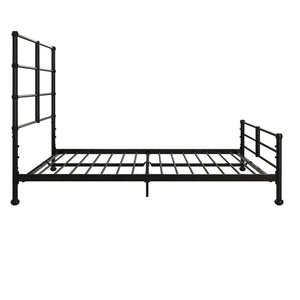 Mr. Kate MacKenzie Adaptable Metal Platform Bed - Black - Full