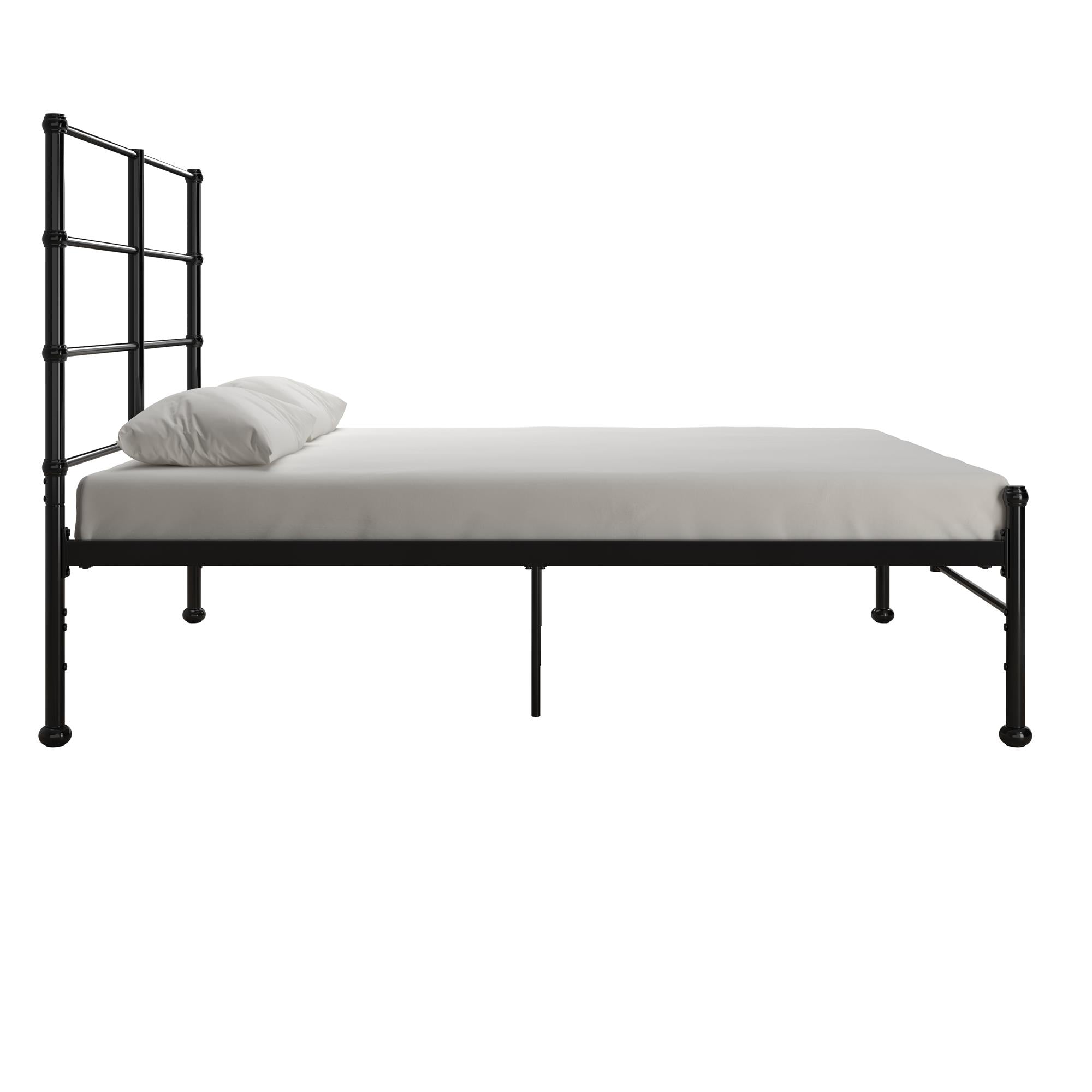 Mr. Kate MacKenzie Adaptable Metal Platform Bed - Black - Full