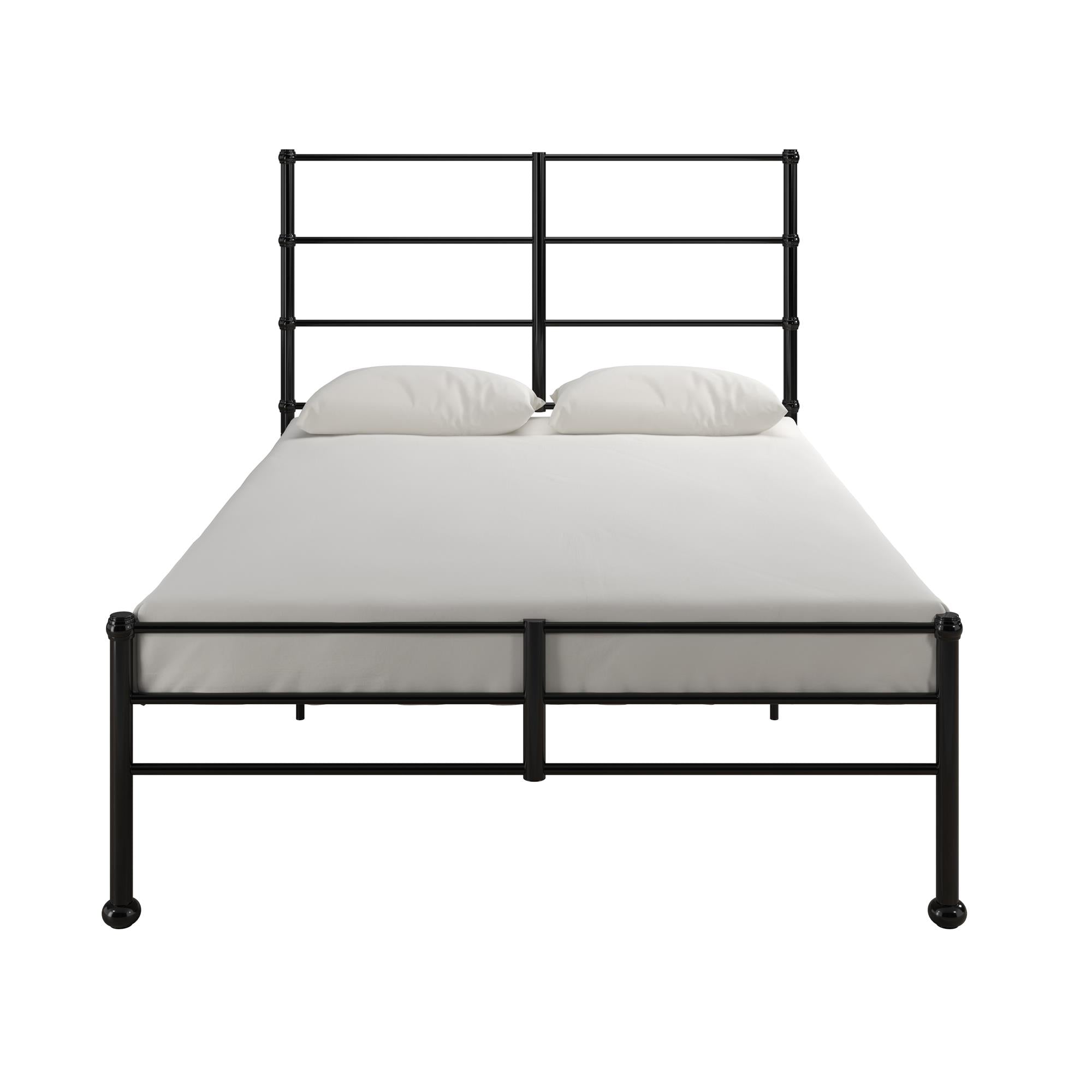 Mr. Kate MacKenzie Adaptable Metal Platform Bed - Black - Full