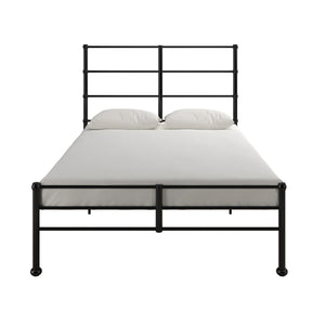 Mr. Kate MacKenzie Adaptable Metal Platform Bed - Black - Full