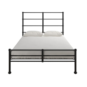 Mr. Kate MacKenzie Adaptable Metal Platform Bed - Black - Full