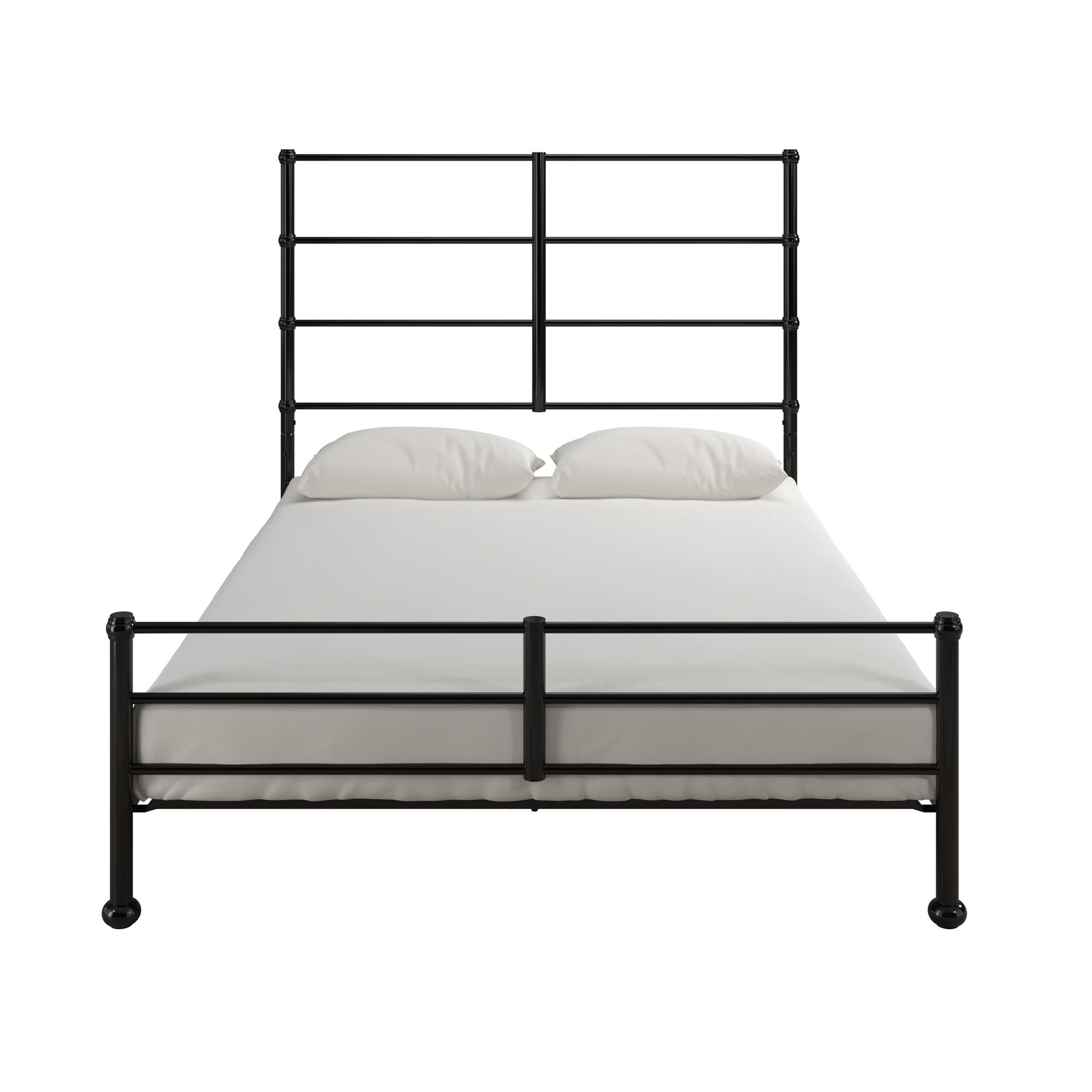 Mr. Kate MacKenzie Adaptable Metal Platform Bed - Black - Full