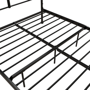 Mr. Kate MacKenzie Adaptable Metal Platform Bed - Black - Full