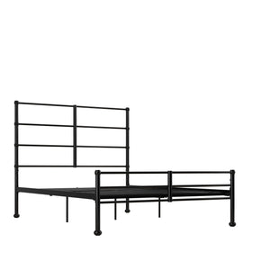 Mr. Kate MacKenzie Adaptable Metal Platform Bed - Black - Full