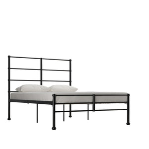 Mr. Kate MacKenzie Adaptable Metal Platform Bed - Black - Full