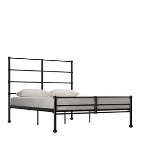Mr. Kate MacKenzie Adaptable Metal Platform Bed - Black - Full