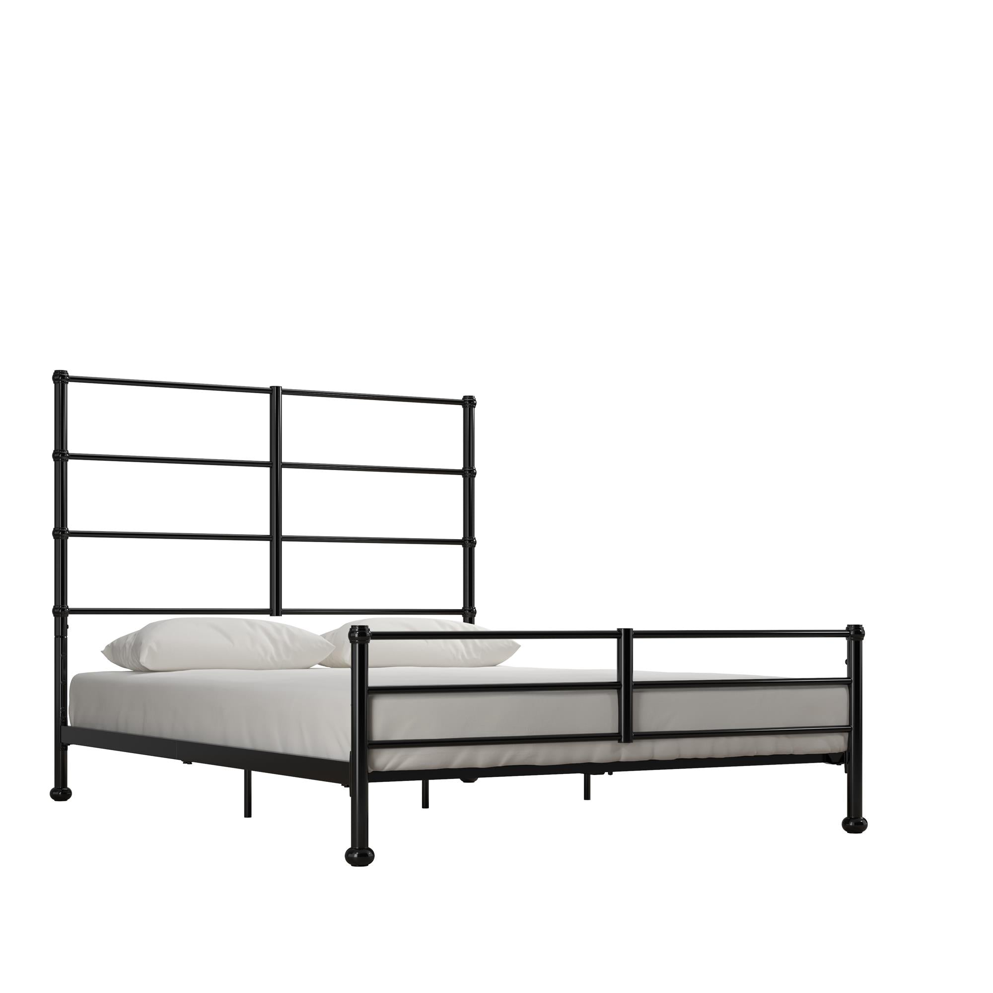 Mr. Kate MacKenzie Adaptable Metal Platform Bed - Black - Full
