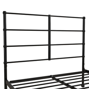 Mr. Kate MacKenzie Adaptable Metal Platform Bed - Black - Full