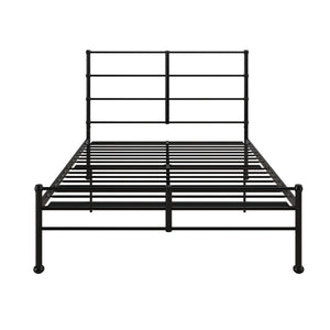 Mr. Kate MacKenzie Adaptable Metal Platform Bed - Black - Queen