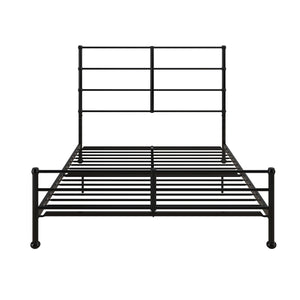 Mr. Kate MacKenzie Adaptable Metal Platform Bed - Black - Queen