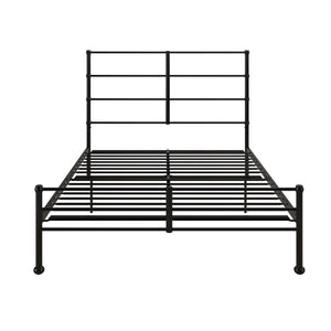 Mr. Kate MacKenzie Adaptable Metal Platform Bed - Black - Queen