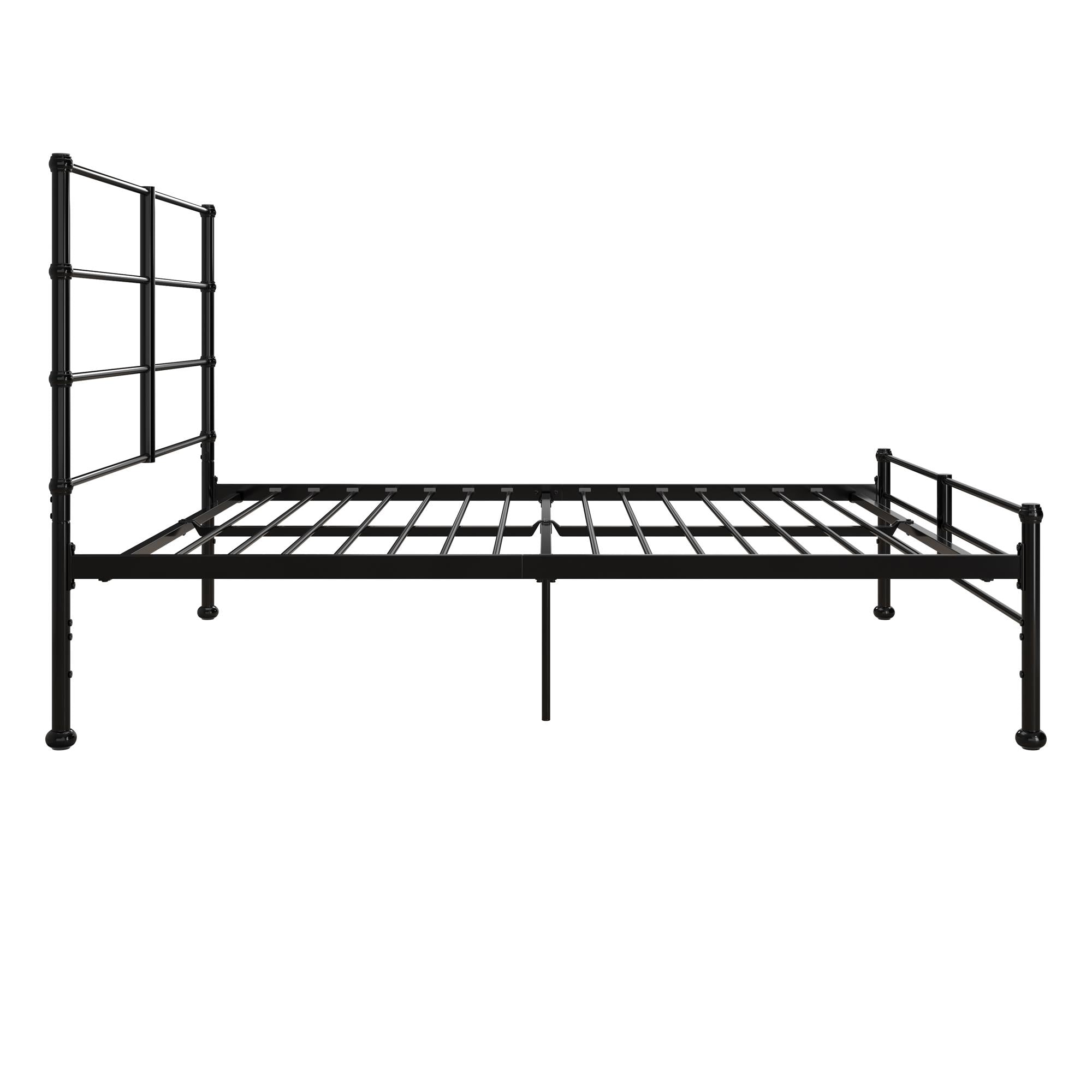 Mr. Kate MacKenzie Adaptable Metal Platform Bed - Black - Queen