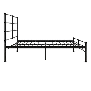 Mr. Kate MacKenzie Adaptable Metal Platform Bed - Black - Queen