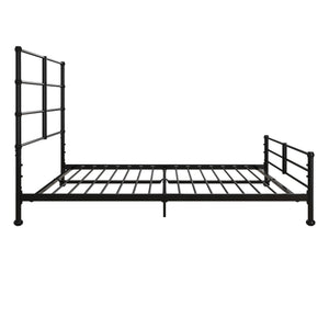 Mr. Kate MacKenzie Adaptable Metal Platform Bed - Black - Queen