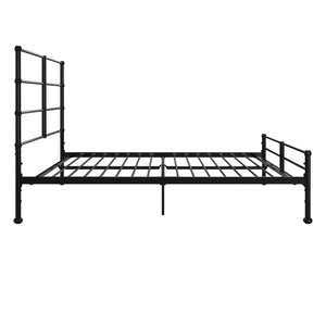 Mr. Kate MacKenzie Adaptable Metal Platform Bed - Black - Queen