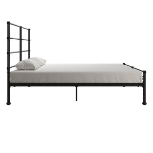 Mr. Kate MacKenzie Adaptable Metal Platform Bed - Black - Queen