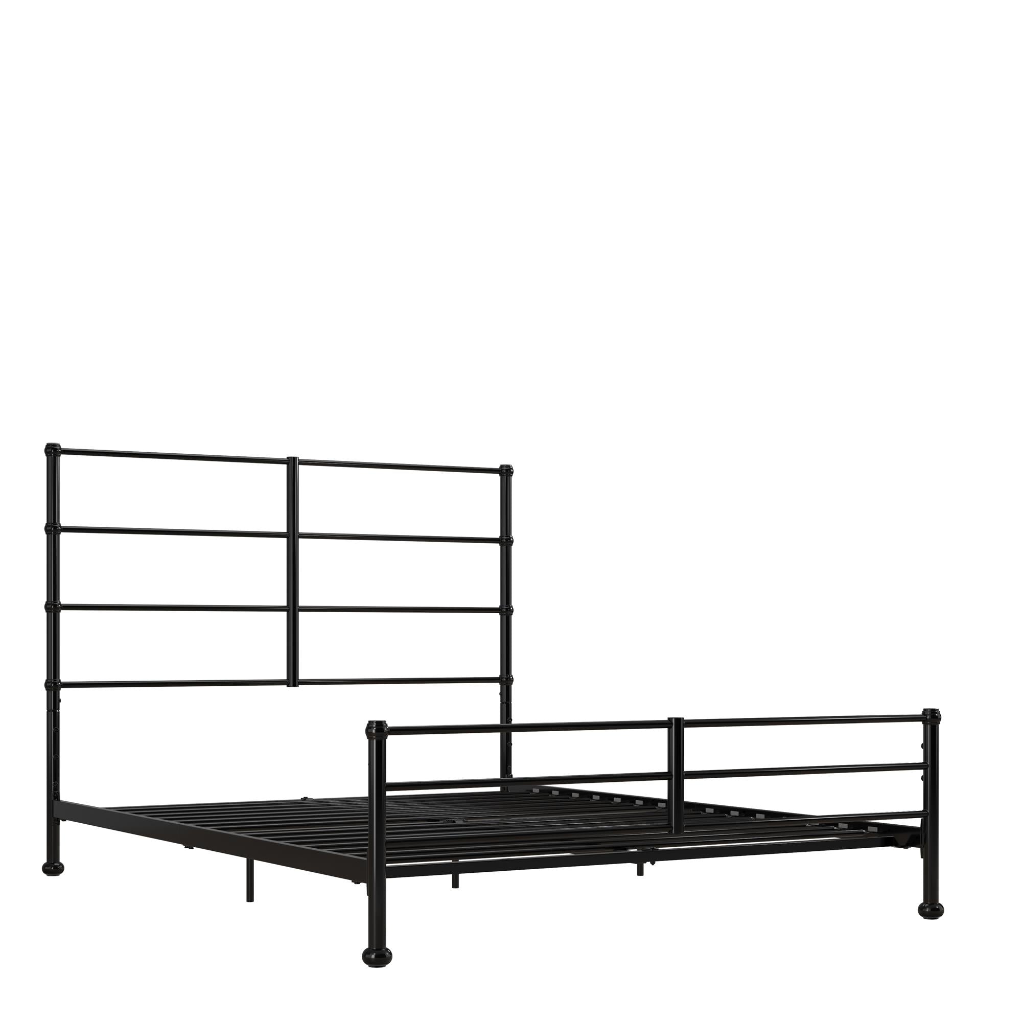 Mr. Kate MacKenzie Adaptable Metal Platform Bed - Black - Queen
